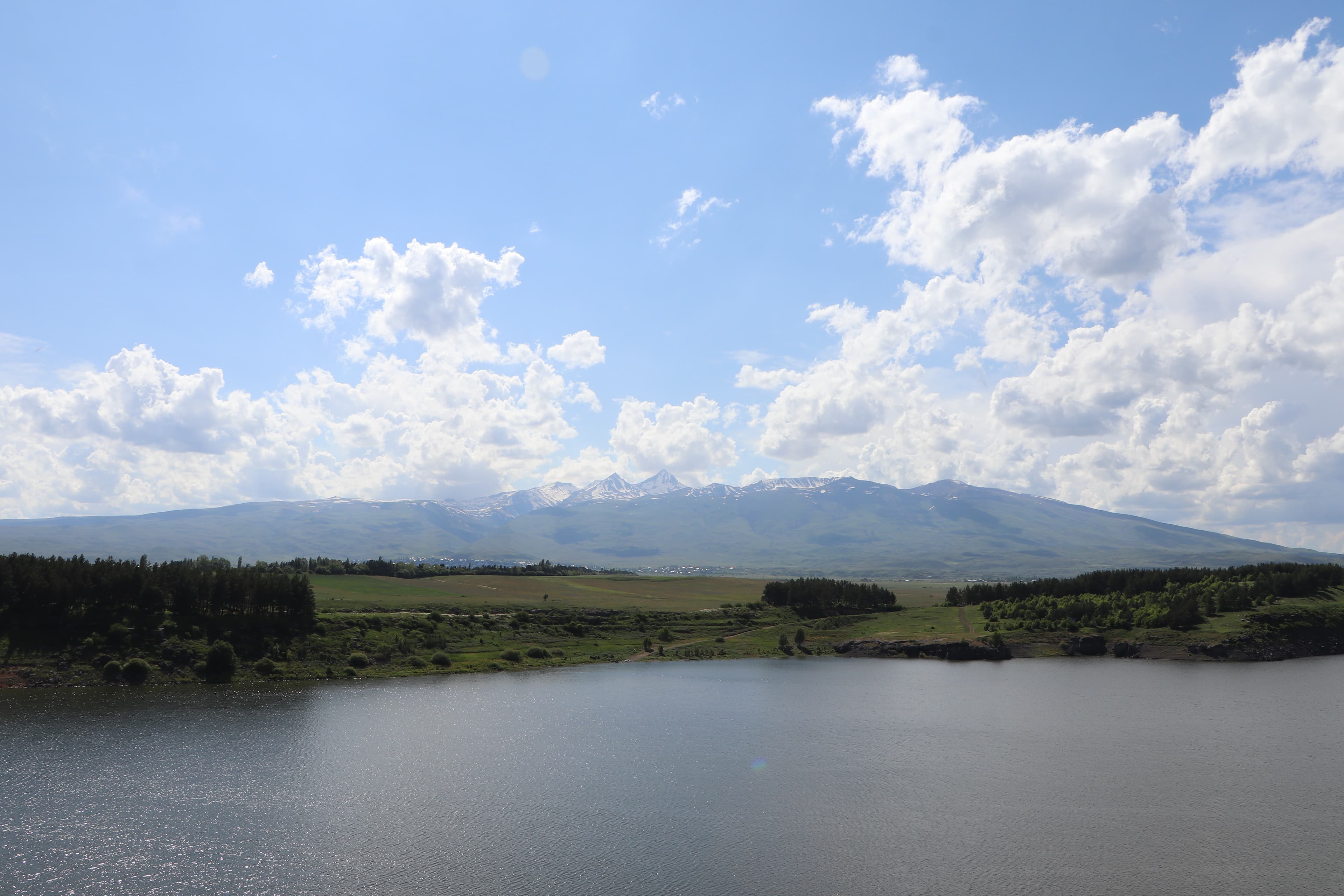 Aparan Reservoir in Armenia