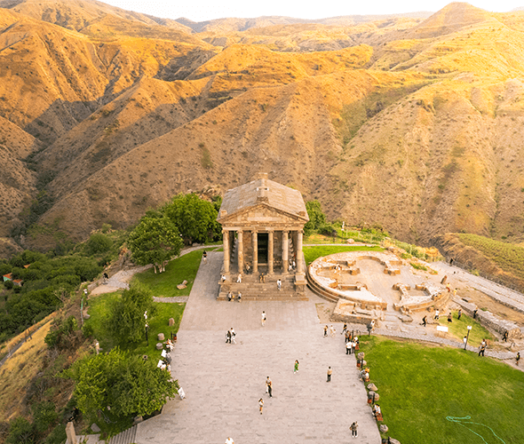 View of Temple of Garni