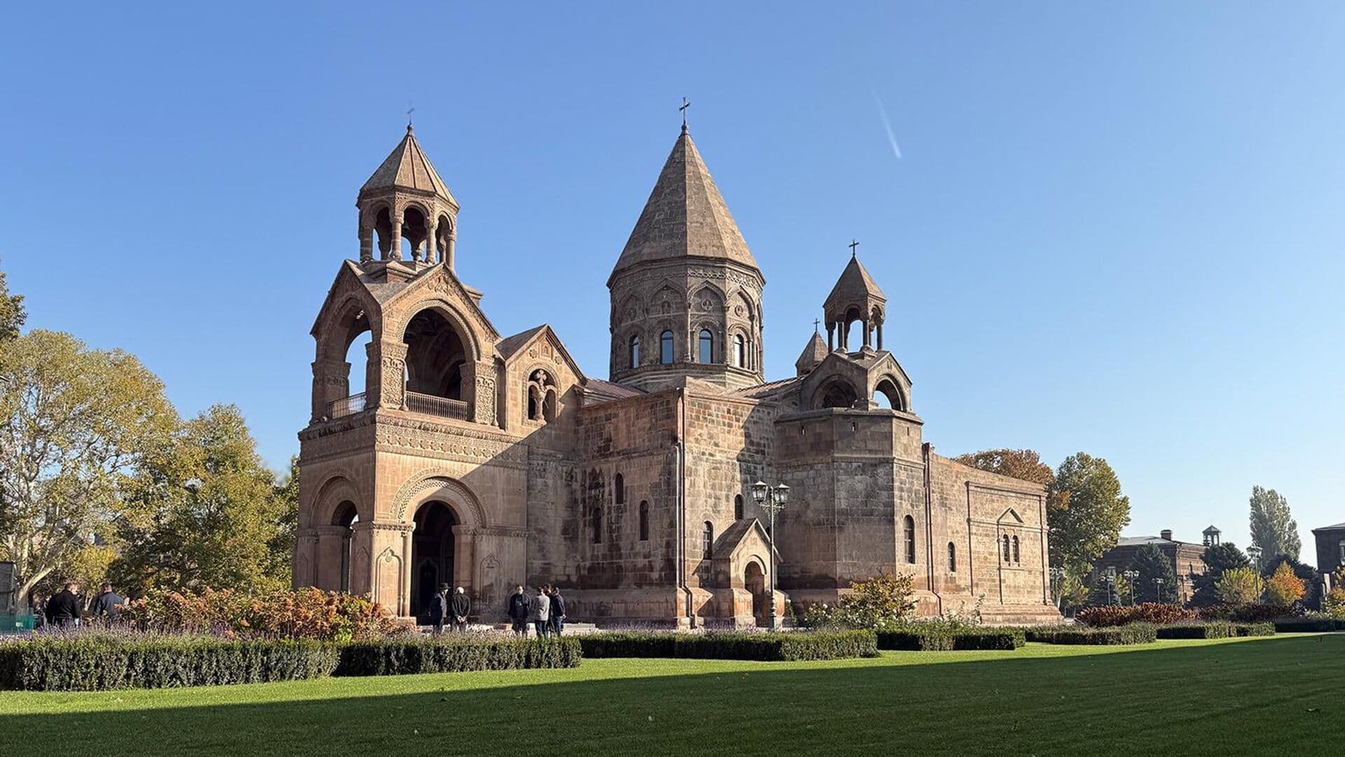 View of Etchmiadzin Cathedral